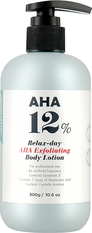Body Lotion - Village 11 Factory AHA Relax-day Exfoliating Body Lotion — photo N1