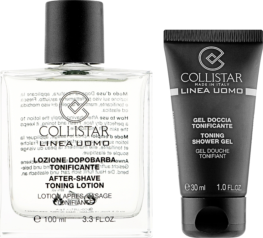 Set - Collistar Uomo Toning Set (ash/lot/100ml + sh/gel/30ml) — photo N2