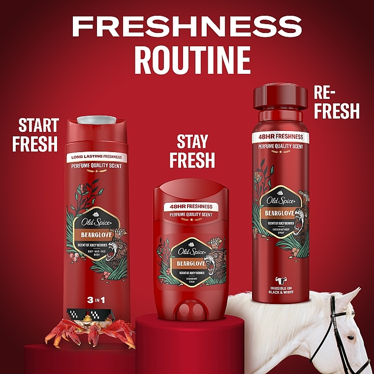 Shampoo-Shower Gel 2in1 - Old Spice Bearglove Shower Gel + Shampoo 2-in-1 — photo N11