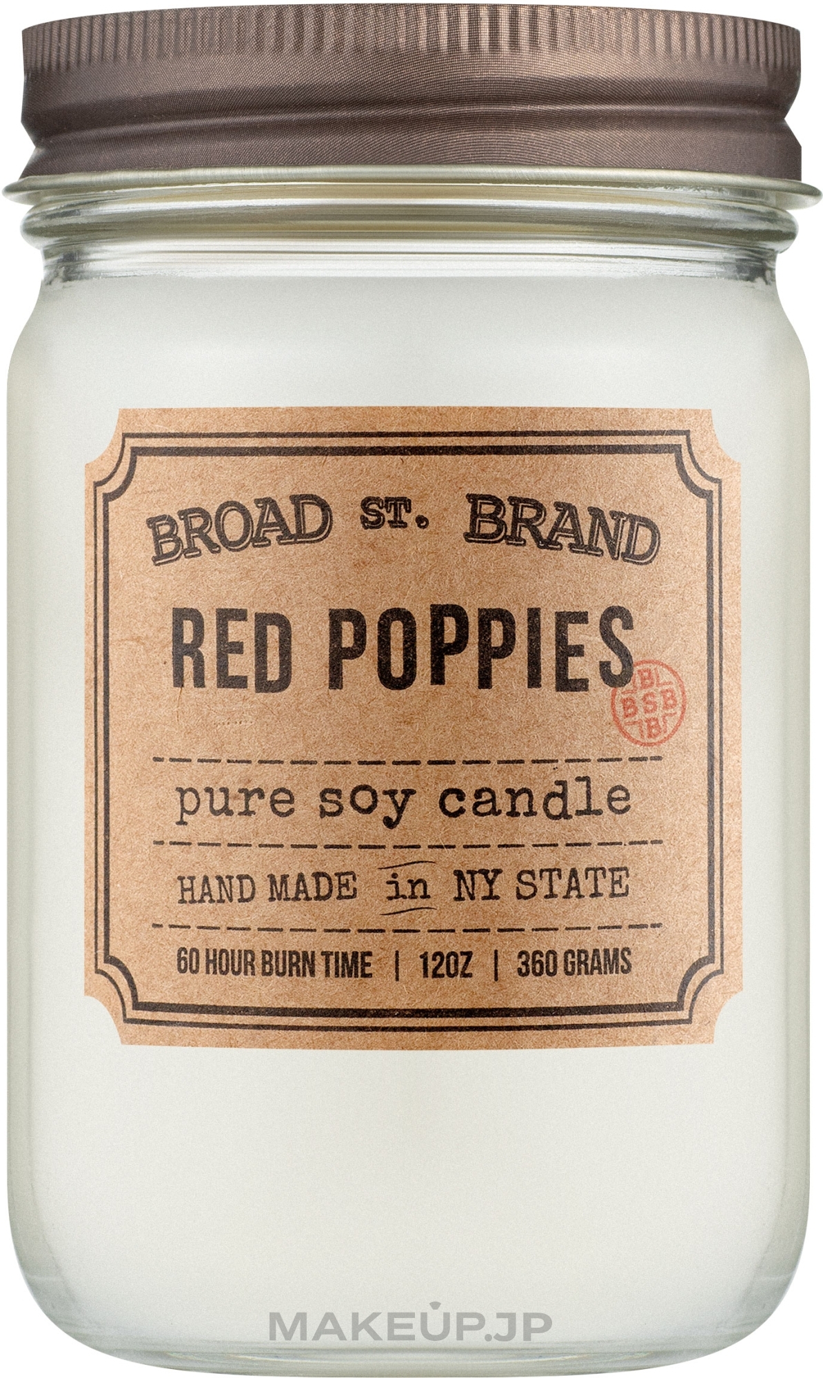 Kobo Broad St. Brand Red Poppies - Scented Candle — photo 360 g