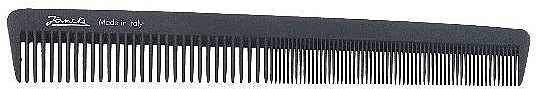 Carbon Cutting Comb, 19 cm, black - Janeke 824 Carbon Cutting Comb — photo N1