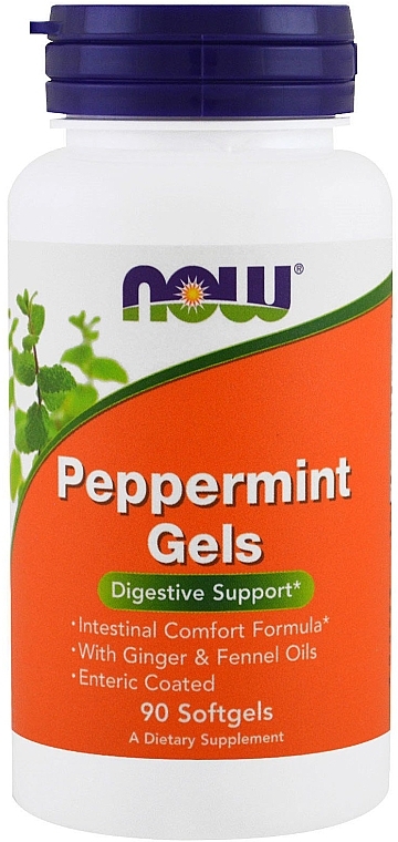 Peppermint Softgels - Now Foods Peppermint Gels — photo N3