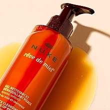 Cleansing Face Gel "Honey Dream" - Nuxe Reve de Miel Face Cleansing And Make-Up Removing Gel — photo N3