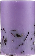 Scented Candle "Lavender", 65/100 mm - Bulgarian Rose — photo N11