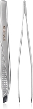 Fragrances, Perfumes, Cosmetics Brow Tweezer with Wide Angled Tips, TC-15/3 - Staleks Classic 15 Type 3