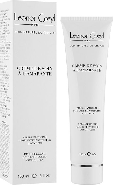 Hair Color Preserving Amaranth Cream-Conditioner - Leonor Greyl Specific Conditioning Masks Creme De Soin A L'amarante — photo N2