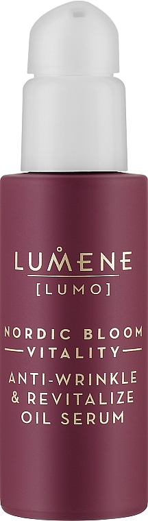 Anti-Wrinkle Oil Serum - Lumene Nordic Bloom Vitality Anti-Wrinkle & Revitalize Oil Serum — photo N4