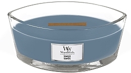 Scented Candle in Glass - Woodwick Ellipse Candle Tempest — photo N2