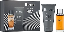 Fragrances, Perfumes, Cosmetics Bi-es I'm With Him - Set (edt/100ml + sh/gel/150ml)