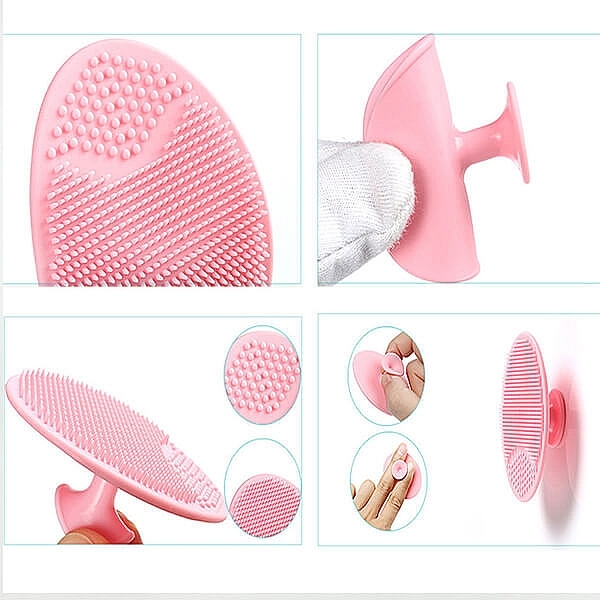 GIFT! Silicone Face Cleansing Sponge,1 pcs. mixed colours - Yeye — photo N5
