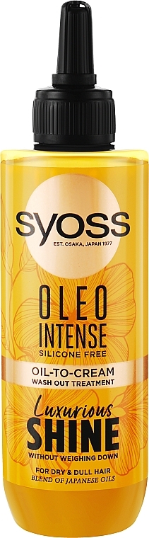 Mask for Dry & Dull Hair - Syoss Oleo Intense Oil-To-Cream Wash Out Tretment — photo N11