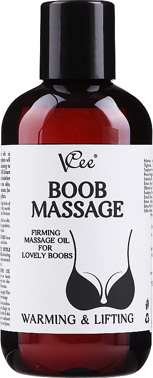 Bust Massage Oil - Vcee Boob Massage Warming & Lifting Oil — photo N1
