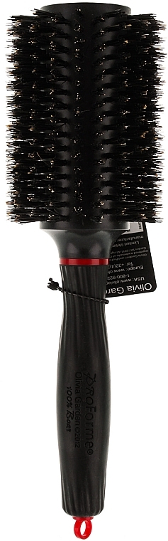 Plastic Thermal Brush, natural bristle d 40 mm. - Olivia Garden Pro Forme F-40 — photo N1