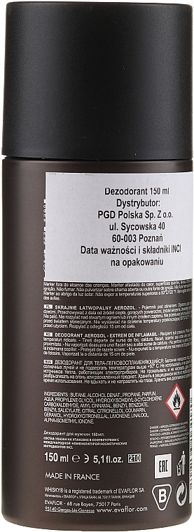 Evaflor Whisky Black - Deodorant — photo N2