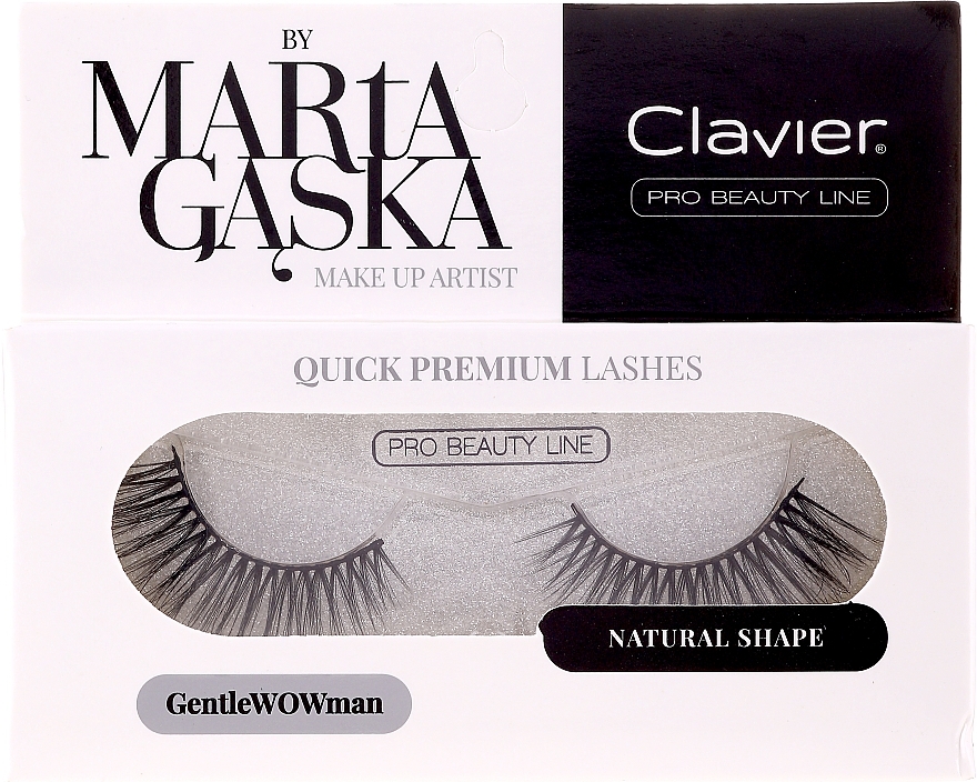 Flase Lashes - Clavier Quick Premium Lashes GentleWOWman 803 — photo N2