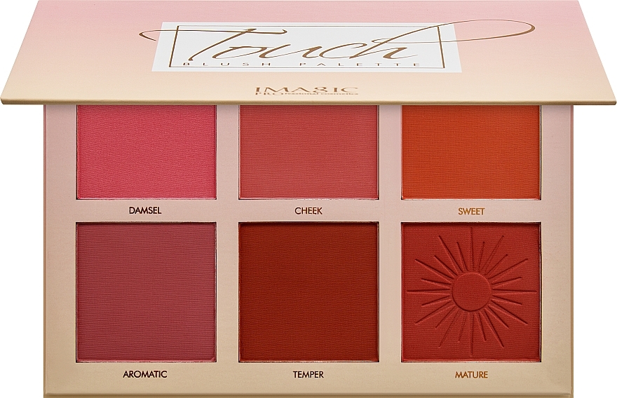 Blush Palette - Imagic 6 Color Touch Blush Palette — photo N2