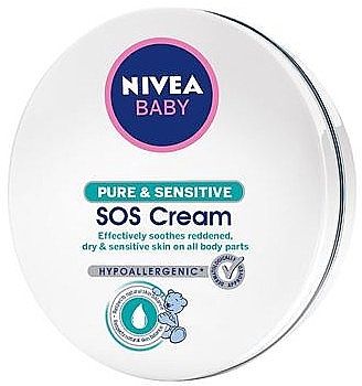 Baby Soothing Cream - Nivea Baby Pure & Sensitive SOS Cream — photo N1