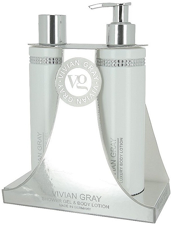 Set - Vivian Gray White Crystals Set (sh/gel/250ml + b/lot/250ml) — photo N1