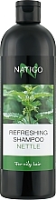 Refreshing Shampoo for Oily Hair 'Nettle' - Natigo Refreshing Shampoo — photo N3