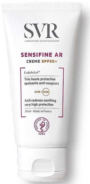 Sun Cream - SVR Sensifine AR Anti-redness Soothing Cream SPF 50+ — photo N1