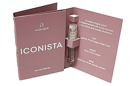 Fragrances, Perfumes, Cosmetics Aigner Iconista - Eau de Parfum (sample)