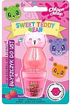 Teddy Bear Lip Gloss with Raspberry Sorbet Scent - Chlapu Chlap Lip Gloss Sweet Teddy Bear — photo N1