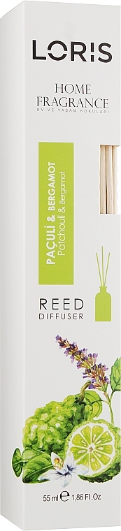 Patchouli & Bergamot Reed Diffuser - Loris Parfum Patchouli & Bergamot Reed Diffuser — photo N65