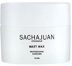 Fragrances, Perfumes, Cosmetics Matte Hair Wax - Sachajuan Matt Wax