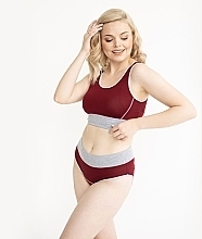 Menstrual Panties for Women 'Sport', bordo - BNB — photo N5