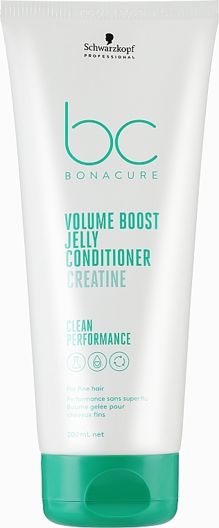Thin Hair Conditioner - Schwarzkopf Professional Bonacure Volume Boost Jelly Conditioner Ceratine — photo N1