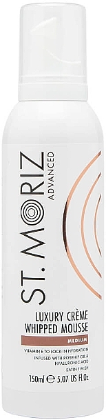 Self-Tanning Foam with Satin Finish - St. Moriz Professional Advanced Luxury Whipped Creme Mousse — photo N1