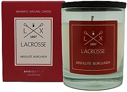 Fragrances, Perfumes, Cosmetics Scented Candle - Ambientair Lacrosse Absolute Burgundy