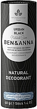 Urban Black Soda Deodorant (cardboard) - Ben & Anna Natural Care Urban Black Deodorant Paper Tube — photo N4