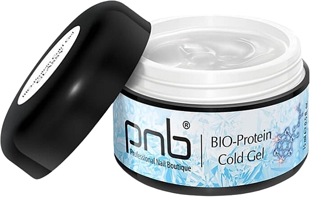 Cold Nail Gel with Protein, glass - PNB BIO-Protein Cold Gel Glassy — photo N7