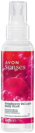 Body Mist "Raspberry & Black Currant" - Avon Senses Raspberry Delight Body Mist — photo N1