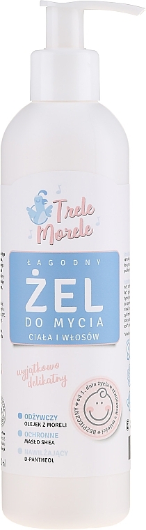 Baby Washing Body & Hair Gel - E-Fiore Trele Morele Baby Gel For Washing The Body And Hair — photo N1