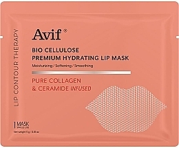 Fragrances, Perfumes, Cosmetics Biocellulose Lip Mask - Avif Bio Cellulose Premium Hydrating Lip Mask