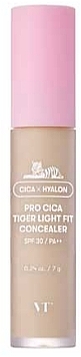 Liquid Face Concealer - VT Cosmetics Cica Centella Aisatica Tiger Light Fit Concealer — photo N1