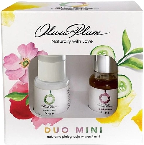 Set - Olivia Plum Olivia Plum Duo Mini Drip & Lift (face/serum/15ml + face/serum/10ml) — photo N1