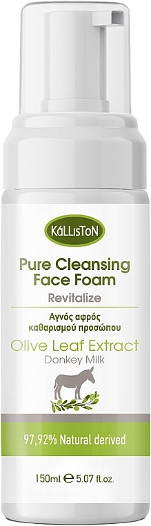 Face Cleansing Foam - Kalliston Pure Cleansing Face Foam Revitalize With Donkey Milk — photo N3