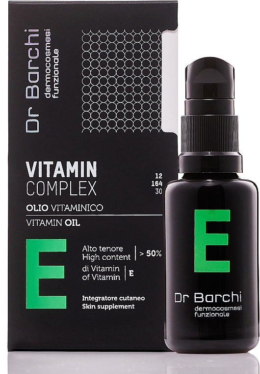 Vitamin Face & Body Oil - Dr. Barchi Complex Vitamin E (Vitamin Oil) — photo N1