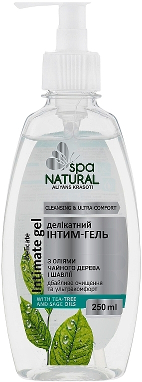 Delicate Intimate Wash Gel "Antibacterial" - Natural Spa — photo N1