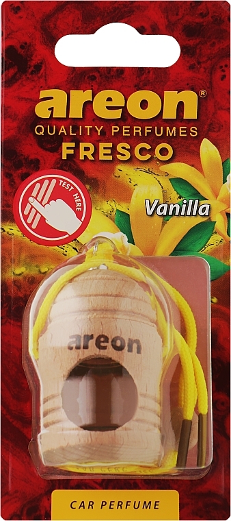 Vanilla Car Air Freshener - Areon Fresco Vanilla — photo N1