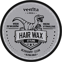 Fragrances, Perfumes, Cosmetics Colorless Hair Styling Wax - Venita Men Hair Wax Clear