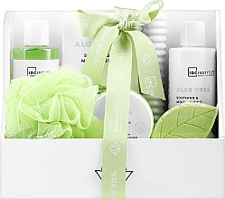 Fragrances, Perfumes, Cosmetics Set with 7 Products - IDC Institute Aloe Vera Soothing & Moisturizing Giftset