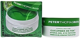 Hydrogel Eye Patches with Cucumber Extract - Peter Thomas Roth Cucumber De-Tox Hydra-Gel Eye Patches — photo N2