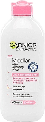 Milky Cleansing Water for Dry & Sensitive Skin - Garnier Milky Cleansing Water for Dry and Sensitive Skin — photo N3