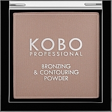 Bronzer - Kobo Professional Matt Bronzing And Contouring Powder — photo N1