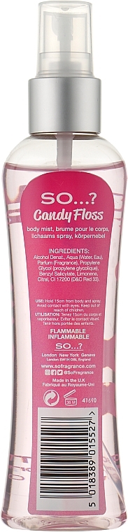 Body Spray - So…? Candy Floss Body Mist — photo N4