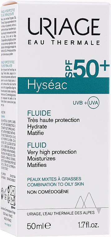 Sun Care Fluid SPF 50 - Uriage Hyseac SPF 50 Fluid — photo N2